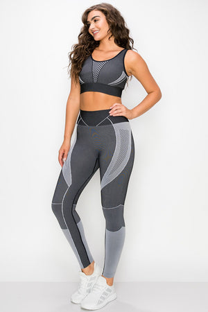 Seamless Compression Leggings - Black